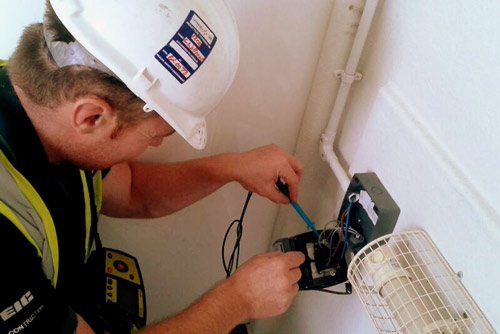 Photograph of Celsius team undertaking condition report