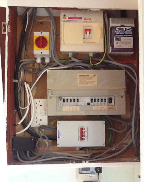 Messy & dangerous circuit box